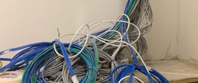 We love pulling cables! 1