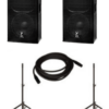 Yorkville Sound System with 2 EF12P Speakers, 2 Stands, and a Cable Yorkville-EF12p-package-w-stands-and-cables PA Packages Musically Yours