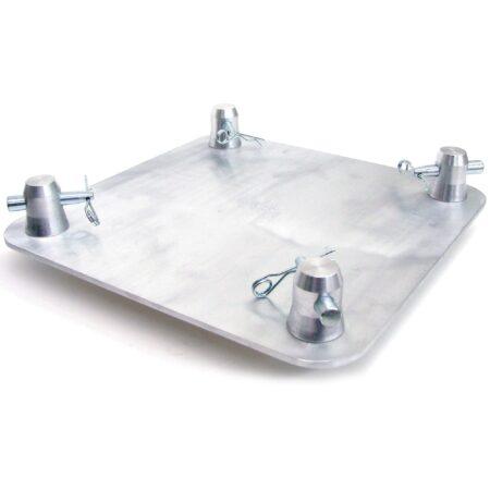 Global Truss Sq-4137 – 12″ X 12″ Aluminum Base Plate For F34 Square Truss