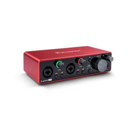 Focusrite Scarlett 2i2 2×2 USB Audio Interface 3rd Gen for Singers/Songwriters