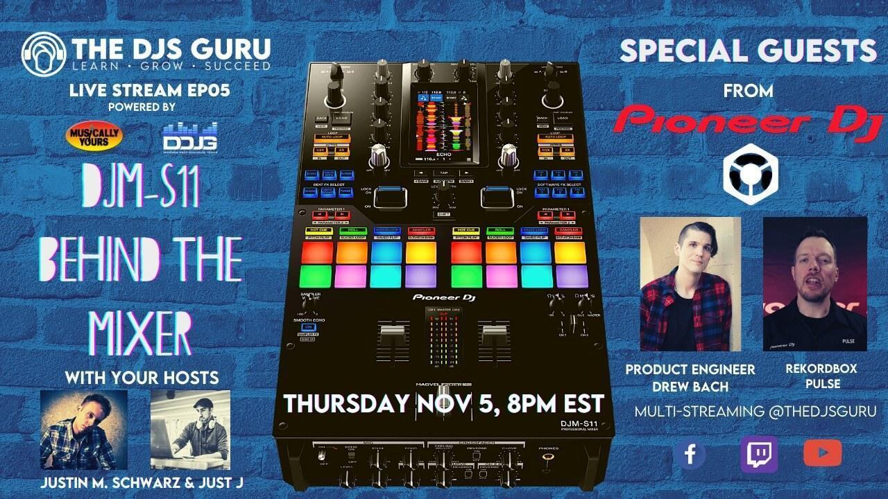 Read more about the article The DJs Guru Live Stream EP05 | DJM-S11 Behind the Mixer