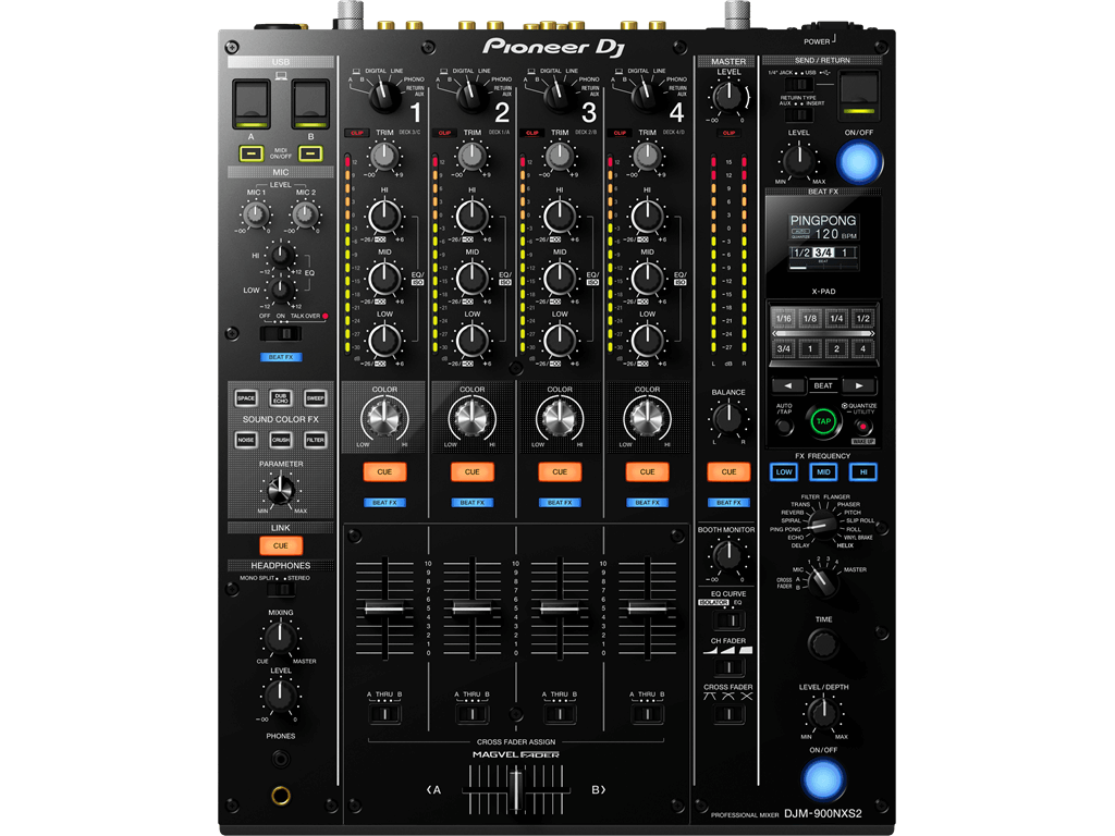 Pioneer DJ DJM-900NXS2 4-Channel Professional DJ Mixer - Image 2