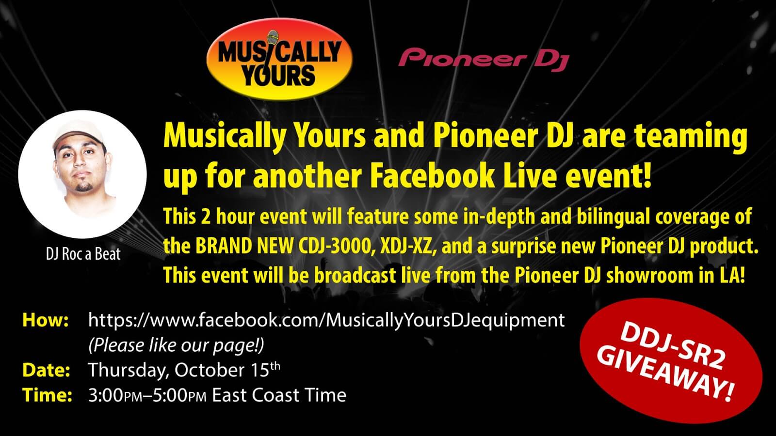 Read more about the article Pioneer DJ Live Stream at with Musically Yours