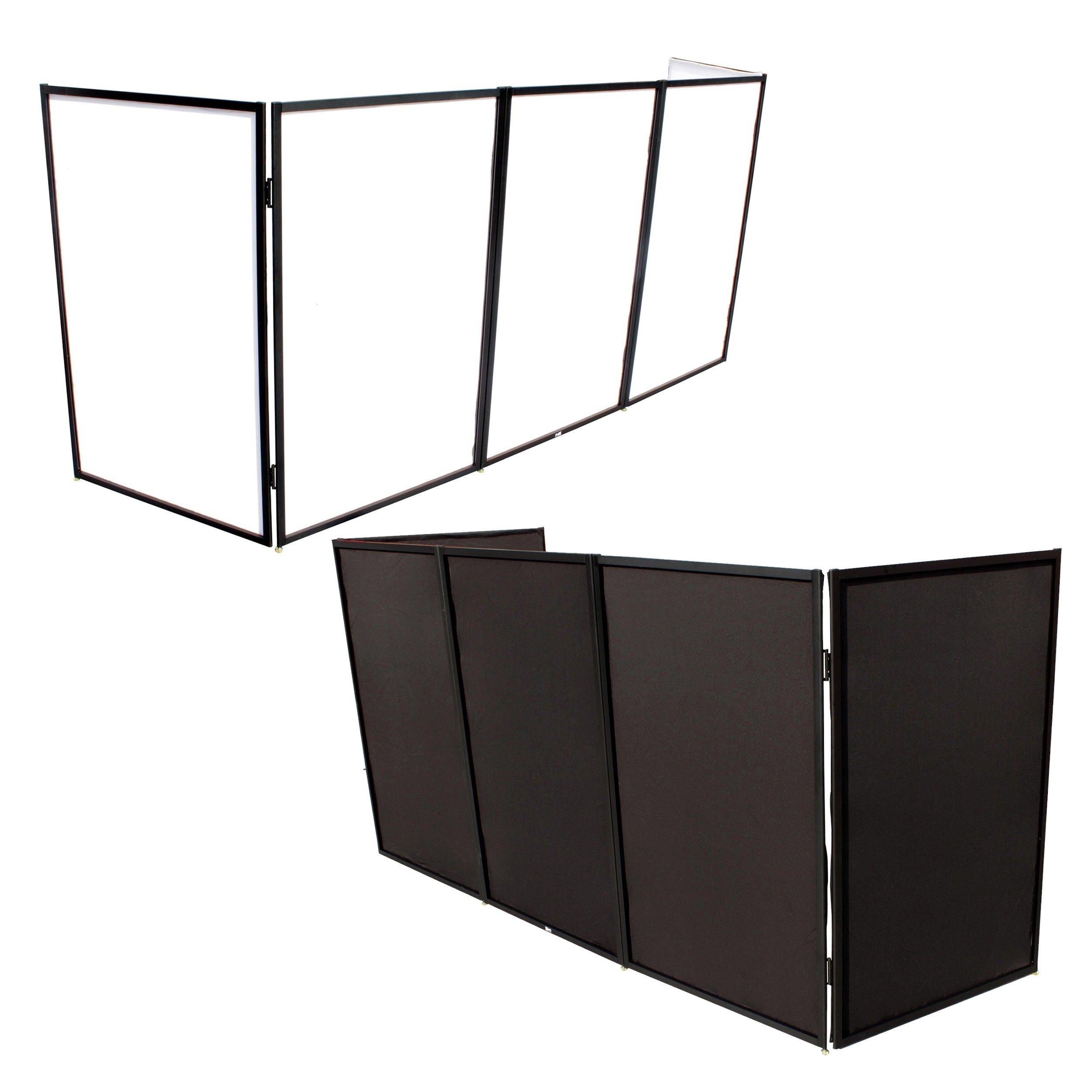 ProX XF-5X3048B 5 Panel Black Frame DJ Facade - Image 2