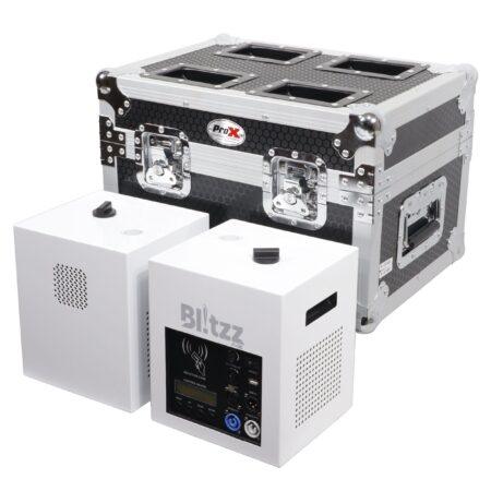 ProX X-BLITZZFX-X2 Set of two Cold Spark Machines with Covers and Case