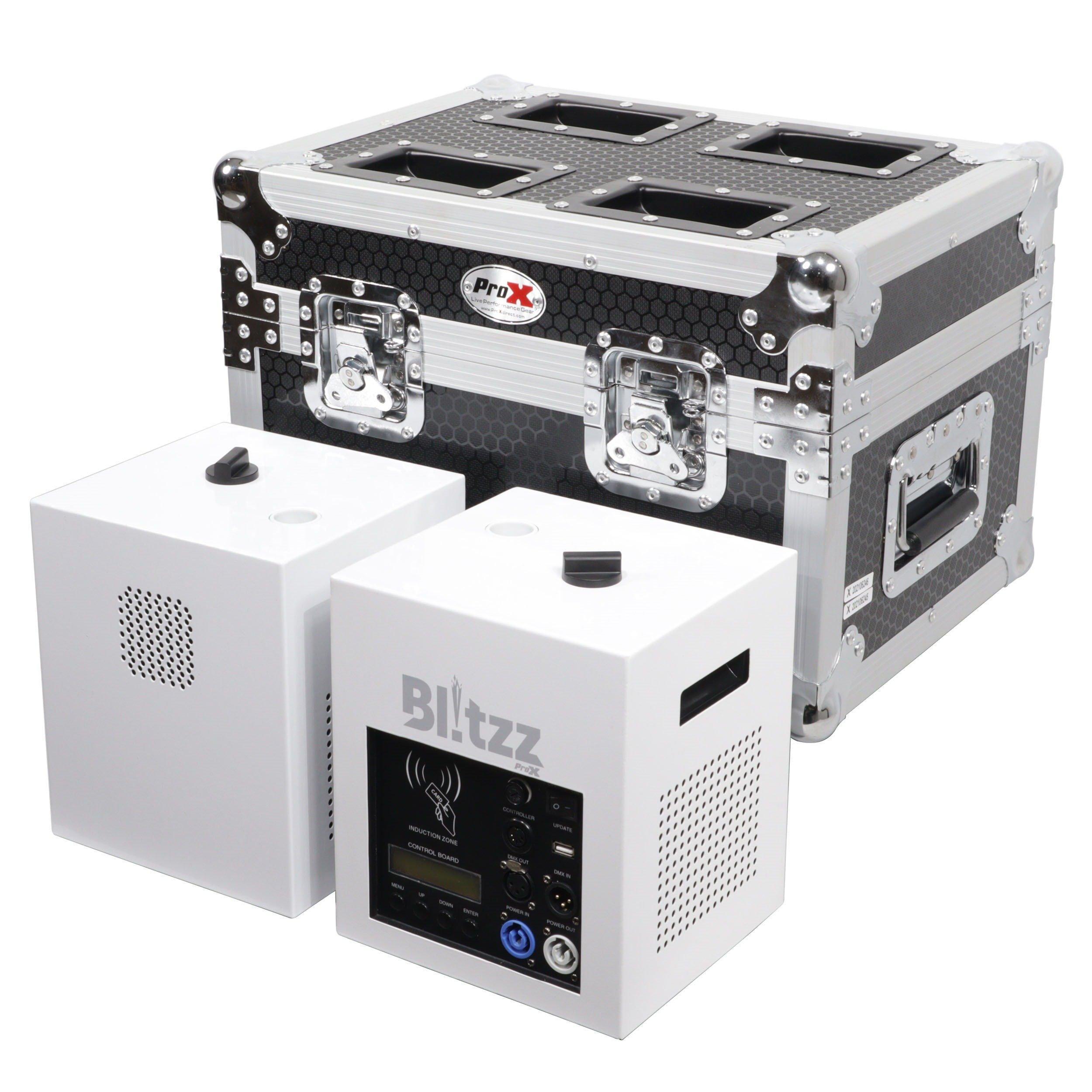 ProX X-BLITZZFX-X2 Set of two Cold Spark Machines with Covers and Case - Image 2