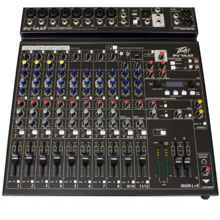 Peavey PV14 14-Channel Mixer with Bluetooth and Autotune