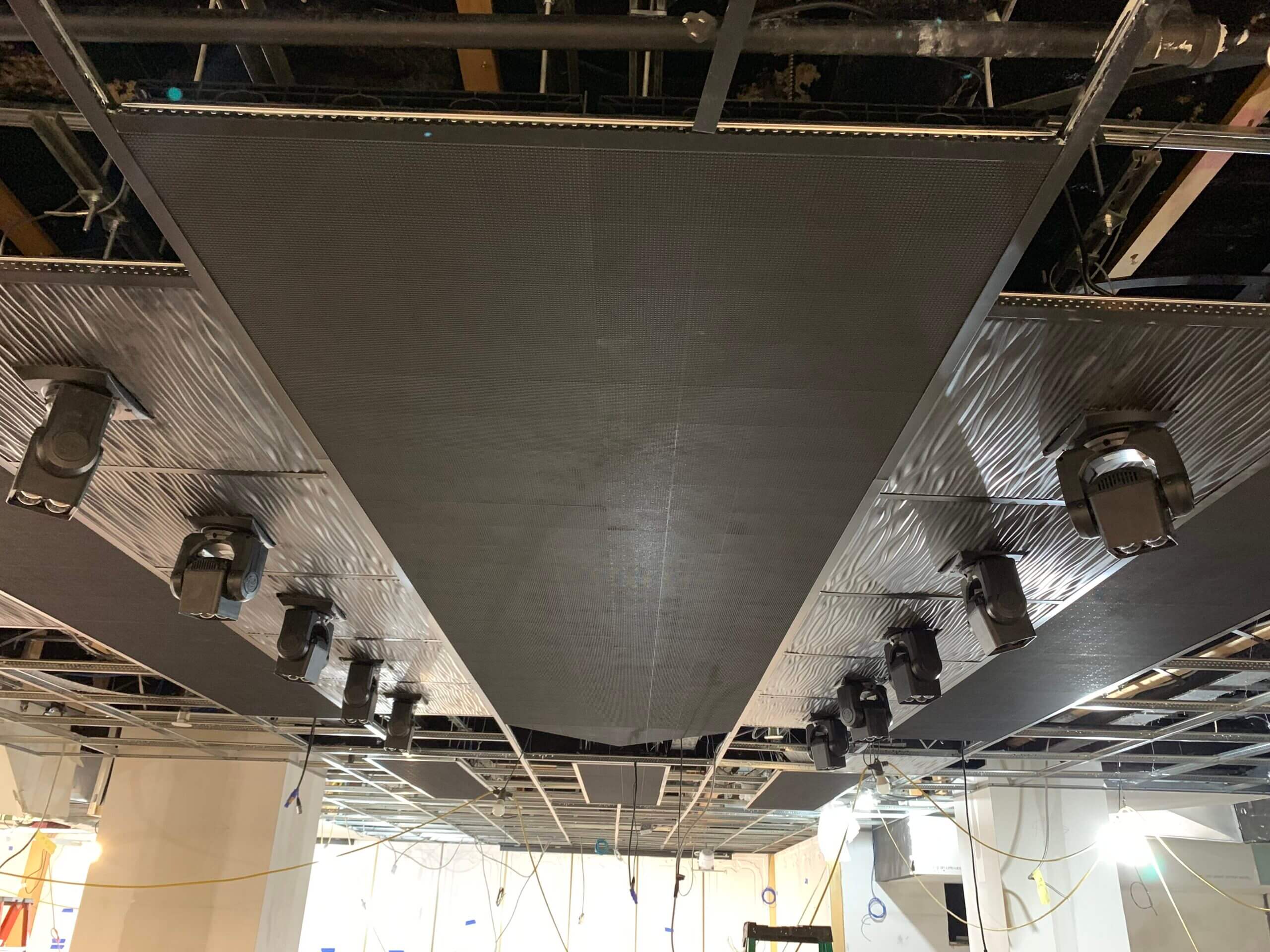 LED-ceiling-panes-starting-to-blend-in-with-the-finished-ceiling-scaled