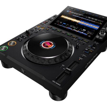 AlphaTheta CDJ-3000X High-Resolution Professional DJ Player (Black)