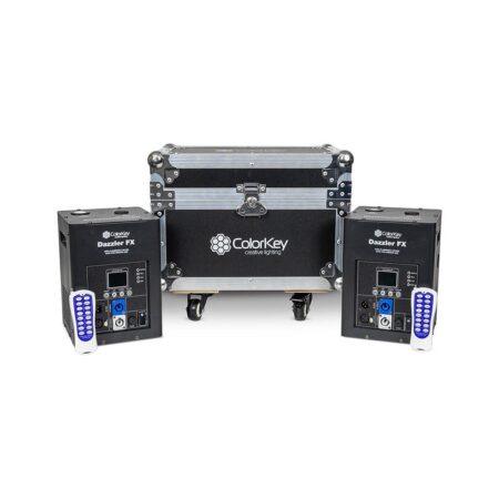 ColorKey CKU-7712 Dazzler FX MKII 2-Pack Bundle w/ Case (Black)