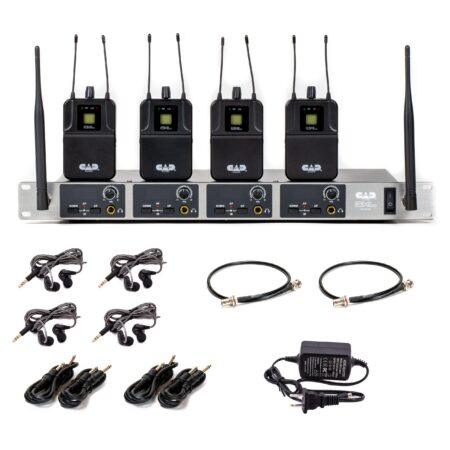 CAD GXLIEM4 Quad-Mix In-Ear Wireless Monitoring System