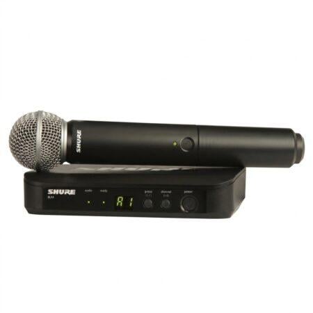 Shure BLX24/SM58 Wireless Handheld Microphone System with SM58 Capsule (H11: 572 to 596 MHz)