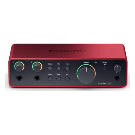 Focusrite Scarlett 2i2 2×2 USB Audio Interface 4th Gen for Singer/Songwriters