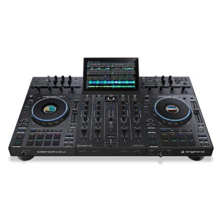 Denon DJ Prime 4+ 4 Deck Standalone DJ Controller with Wi-Fi, Streaming, 10.1 Touchscreen and Engined Operating System